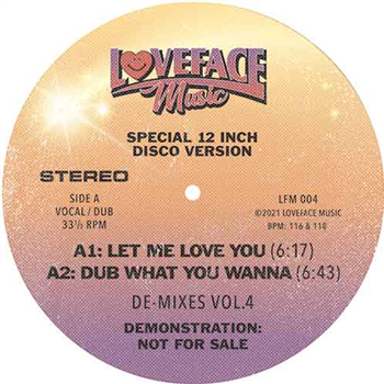 Loveface - De-mixes: Vol 4 - Loveface Music