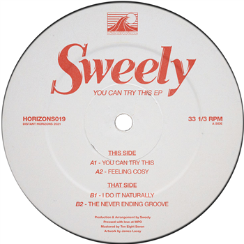 Sweely - You Can Try This EP (Red Marbled Vinyl) - Distant Horizons