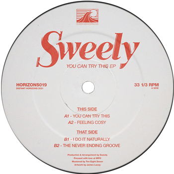Sweely - You Can Try This EP (Red Marbled Vinyl) - Distant Horizons Sweely - You Can Try This EP (Red Marbled Vinyl) - Distant Horizons
