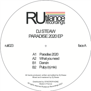 DJ Steaw - Paradise 2020 EP - RUTILANCE RECORDINGS