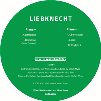 Liebknecht - 527.039 (Incl. Syrte Remix) - SCIENCE CULT