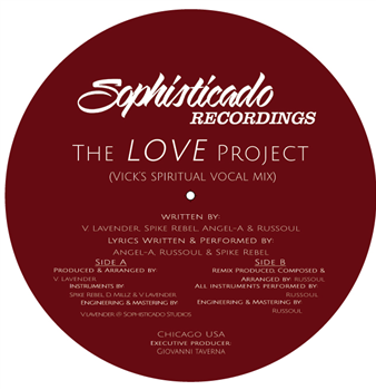Vick Lavender - THE LOVE PROJECT - Sophisticado Recordings