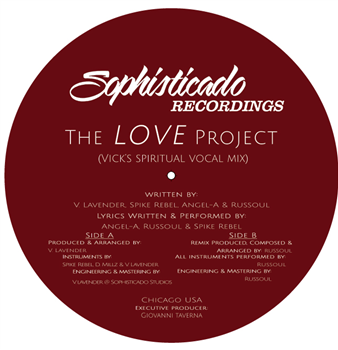 Vick Lavender - THE LOVE PROJECT - Sophisticado Recordings Vick Lavender - THE LOVE PROJECT - Sophisticado Recordings