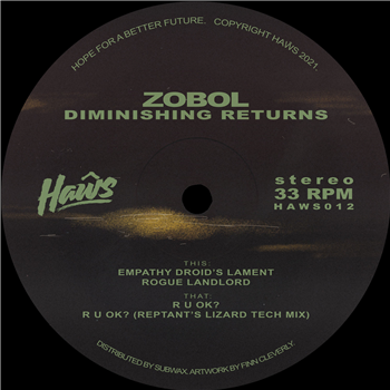 Zobol - Diminishing Returns (Incl. Reptant Remix) - Haws