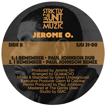 Jerome O - I REMEMBER (PAUL JOHNSON REMIX) - SJU MUZIC