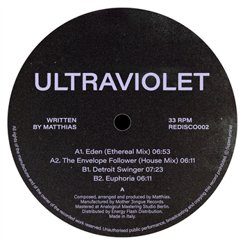 Matthias - Ultraviolet EP - Rediscovery Matthias - Ultraviolet EP - Rediscovery