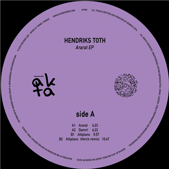 Hendriks Toth - Ararat EP - Akta Records