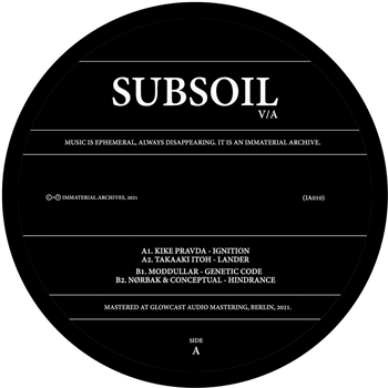 Various Artists - Subsoil [marbled vinyl] - IMMATERIAL.ARCHIVES