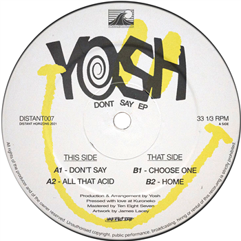 Yosh - Don’t Say EP - Distant Horizons Yosh - Don’t Say EP - Distant Horizons