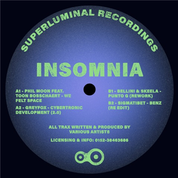 Various Artists - Insomnia EP - Superluminal Recordings