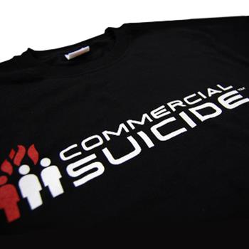 Commercial Suicide Logo T-shirt - Commercial Suicide