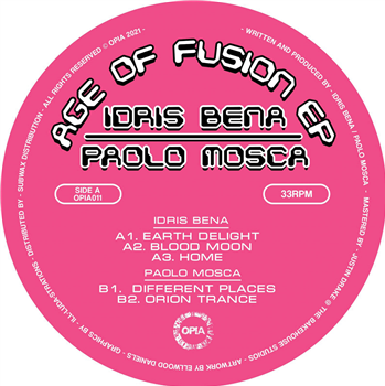 Idris Bena / Paolo Mosca - Age of Fusion EP - Opia Records