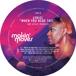 Lyricl - When You Read This - MAKIN MOVES Lyricl - When You Read This - MAKIN MOVES