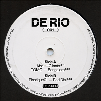 Various Artists (Abo, TOMO, Plastique01) - DE RIO 001 - DE RIO