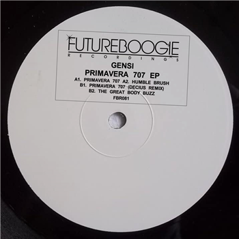 Gensi - Primavera 707 - FUTUREBOOGIE RECORDINGS