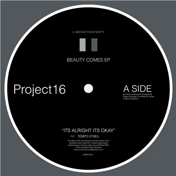 Project 16 - Beauty Comes EP - Liberation Party