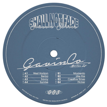 Gavinco - Beriza [white vinyl] - Shall Not Fade