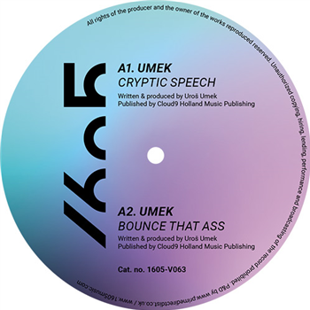Umek - 1605-V063 - 1605 Music Therapy