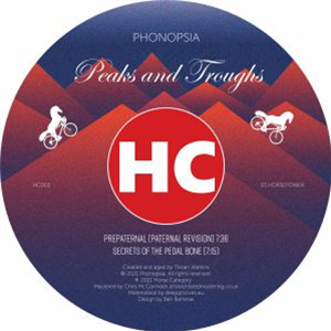 PHONOPSIA - Peaks & Troughs (180 gram red vinyl + MP3 download code) - Horse Category PHONOPSIA - Peaks & Troughs (180 gram red vinyl + MP3 download code) - Horse Category