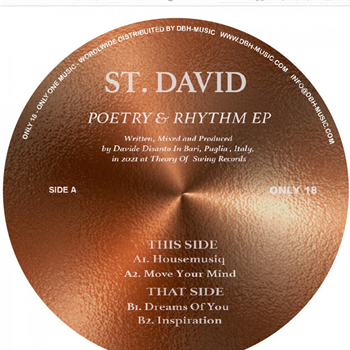 St. David - Poetry & Rhythm EP - Only One Music
