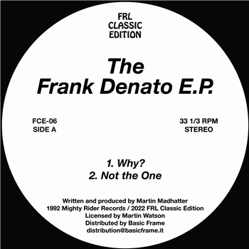 Frank Denato  - The Frank Denato Ep - FRL Classic Edition