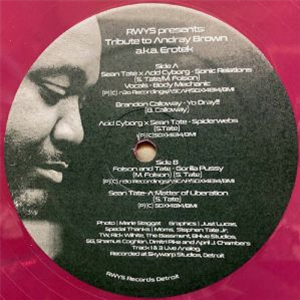 Sean TATE / ACID CYBORG / BRANDON CALLOWAY / FOLSON - Tribute To Andray Brown aka Erotek - RWYS Records