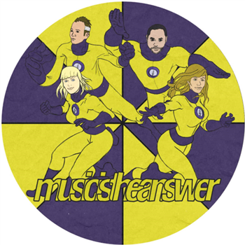 Oscar Barila & Maiki - Underground Superheroes EP (White Vinyl) - Musicistheanswer Oscar Barila & Maiki - Underground Superheroes EP (White Vinyl) - Musicistheanswer