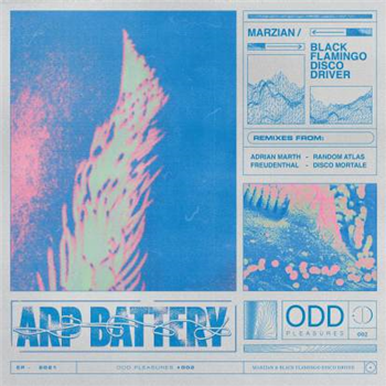 Marzian & Black Flamingo Disco Driver - Arp Battery (Transparent Pink Vinyl) - ODD Pleasures