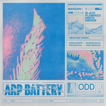 Marzian & Black Flamingo Disco Driver - Arp Battery (Transparent Pink Vinyl) - ODD Pleasures Marzian & Black Flamingo Disco Driver - Arp Battery (Transparent Pink Vinyl) - ODD Pleasures