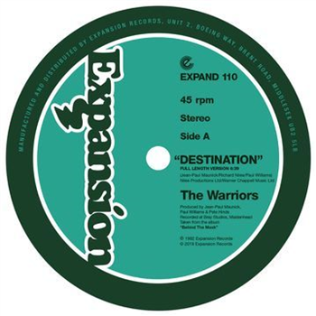 THE WARRIORS - DESTINATION  - EXPANSION RECORDS