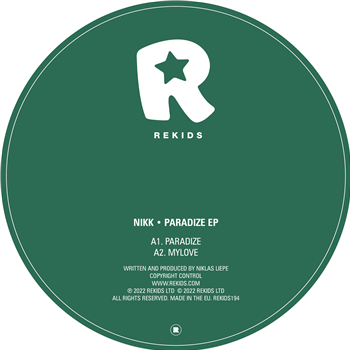 NIKK - Paradize EP - Rekids