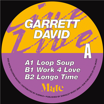 Garrett David - Live, Live - Mate Records