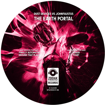 Dust Devices / Johnfaustus - The Earth Portal [clear magenta marbled vinyl / incl. poster] - Zodiak Commune Records