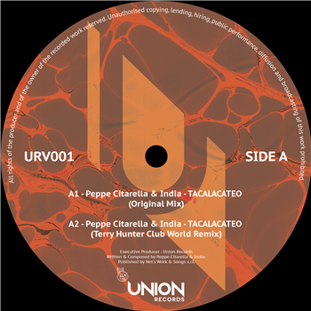 Peppe Citarella & India - TACALACATEO / MAMAFRICA - Union Records Peppe Citarella & India - TACALACATEO / MAMAFRICA - Union Records