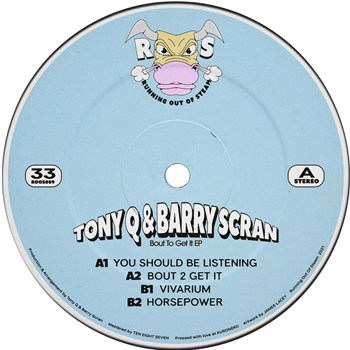 Tony Q & Barry Scran - Bout To Get It EP (Gold Vinyl) - RUNNING OUT OF STEAM Tony Q & Barry Scran - Bout To Get It EP (Gold Vinyl) - RUNNING OUT OF STEAM