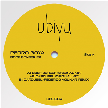 Pedro Goya - Boof Bonser EP - ubiyu
