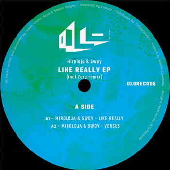 Miroloja, Swoy - Like Really EP (incl. Zorg Remix) - OLO Records