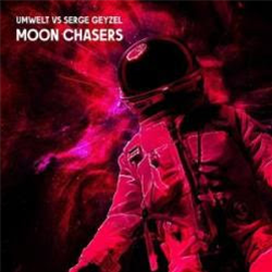 Umwelt / Serge Geyzel - Moon Chasers [full colour sleeve / clear blue vinyl / hand-numbered]  - Zodiak Commune Records