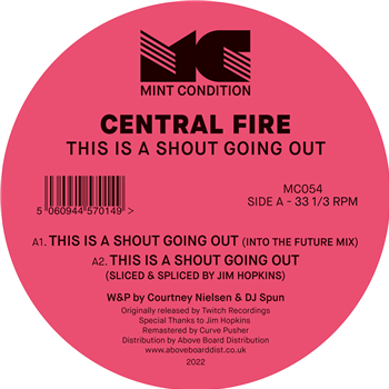 Central Fire - This Is A Shout Going Out - MINT CONDITION