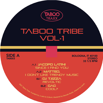Various Artists - Taboo Tribe Vol. 1 - TABOO TRAXX Various Artists - Taboo Tribe Vol. 1 - TABOO TRAXX
