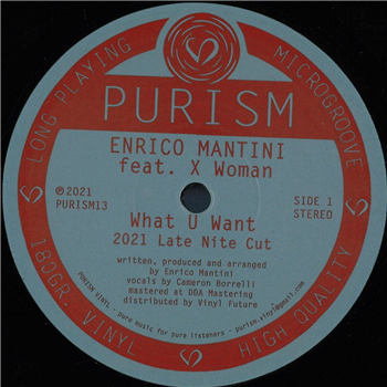 Enrico Mantini feat. X Woman - What U Want - PURISM