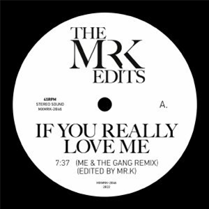 MR K - Edits By Mr K: If You Really Love Me - Most Excellent Unlimited