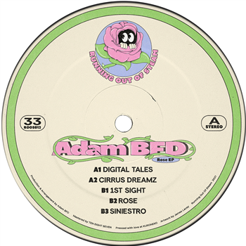 Adam BFD - Rose EP - RUNNING OUT OF STEAM Adam BFD - Rose EP - RUNNING OUT OF STEAM