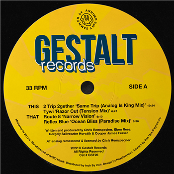 Various Artists - Anniversary Sampler 04 - Gestalt Records