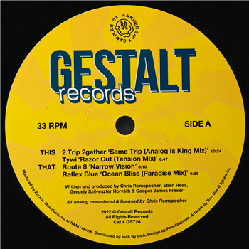 Various Artists - Anniversary Sampler 04 - Gestalt Records Various Artists - Anniversary Sampler 04 - Gestalt Records