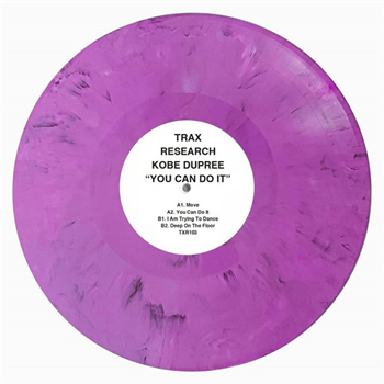 Kobe Dupree - YOU CAN DO IT (Purple Vinyl) - Trax Research Records