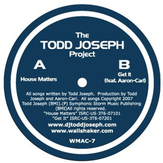 Todd Joseph – The Todd Joseph Project - WALLSHAKER MUSIC Todd Joseph – The Todd Joseph Project - WALLSHAKER MUSIC