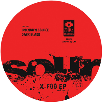 SOUR - X-F00 EP [clear red vinyl / incl. poster] - Zodiak Commune Records