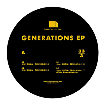 Sean Dixon - Generations EP - Final Chapter