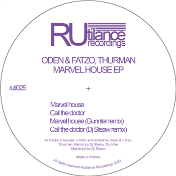 Oden & Fatzo, Thurman - Marvel House - RUTILANCE RECORDINGS